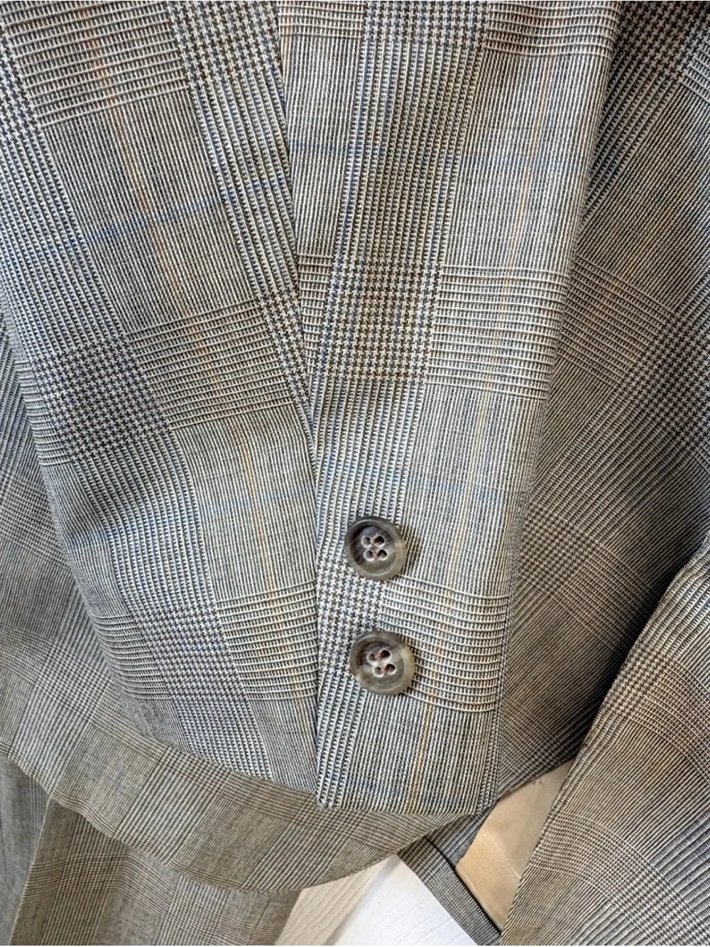 Vintage BROOKS BROTHERS Brooksgate USA Glen Plaid Suit 41L~32x32